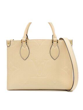 Louis Vuitton Onsango PM Cream Monogram Empreinte 2-Way Shoulder Bag